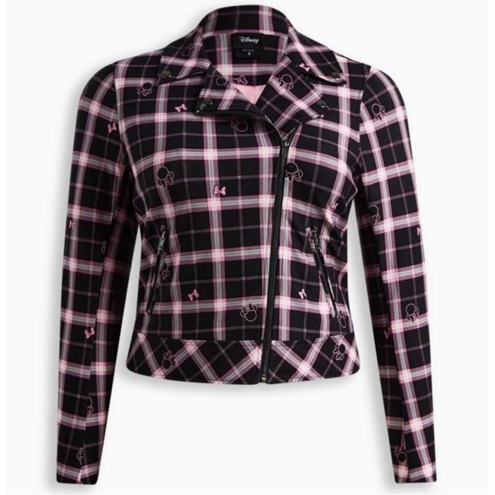 Torrid Size 3 Disney Minnie Mouse Moto Jacket